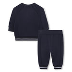 Baby Boys Navy Tracksuit Set