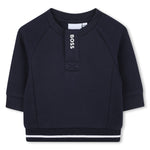 Baby Boys Navy Tracksuit Set
