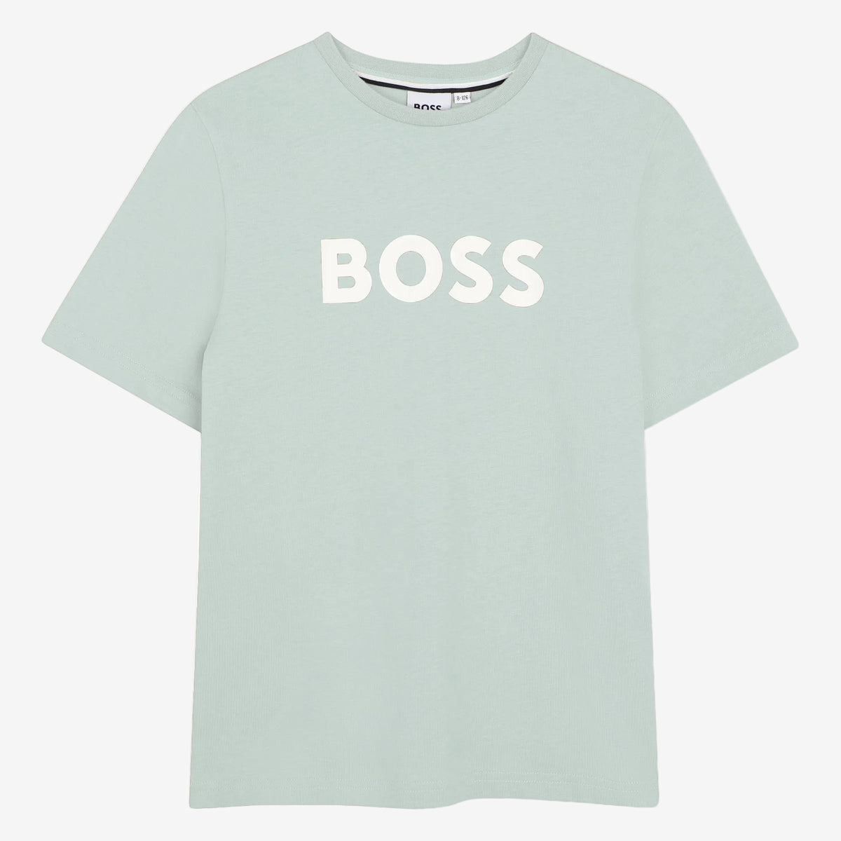 Boss Boys Pale Green Logo T-Shirt | Casa Childrenswear