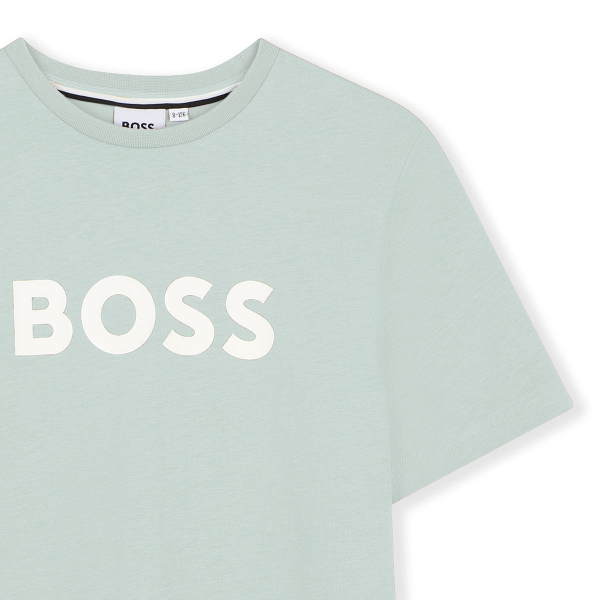 Boss Boys Pale Green Logo T-Shirt | Casa Childrenswear