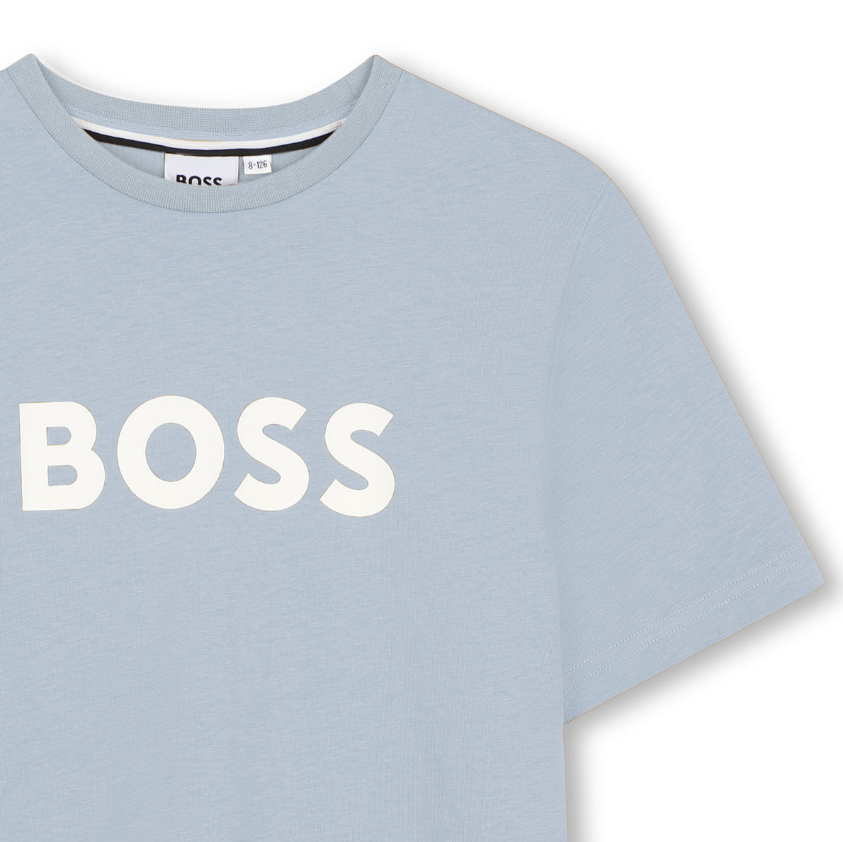 Boss Boys Pale Blue Logo T-Shirt | Casa Childrenswear