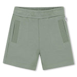 Boss Baby Boys Green & Navy Jersey Shorts Set | Casa Childrenswear