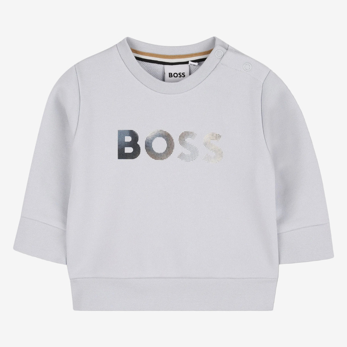 Boss Baby Boys Pale Blue Logo Sweatshirt | Casa Childrenswear