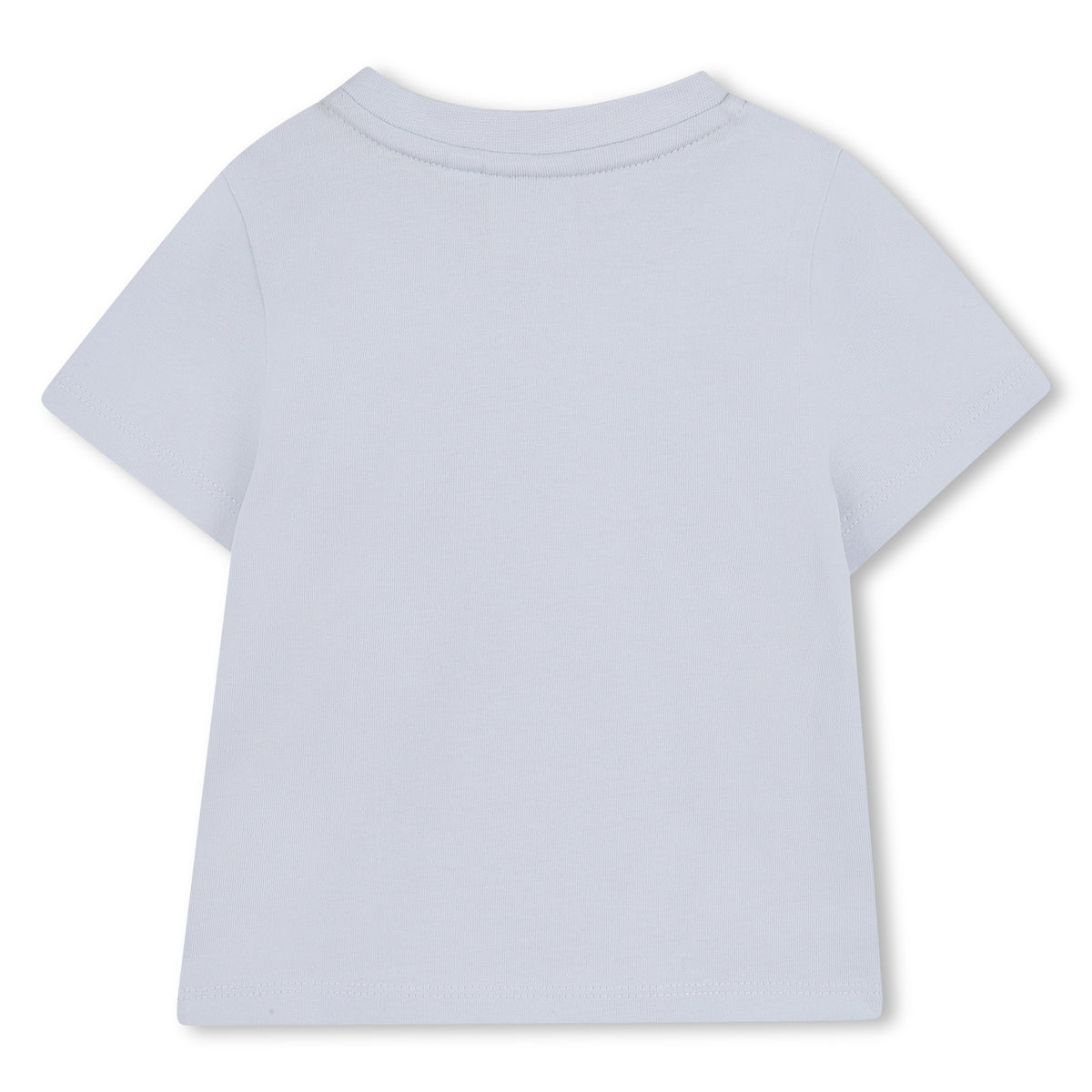 Boss Baby Boys Light Blue T-Shirt with Split Logo | Casa Childrenswear