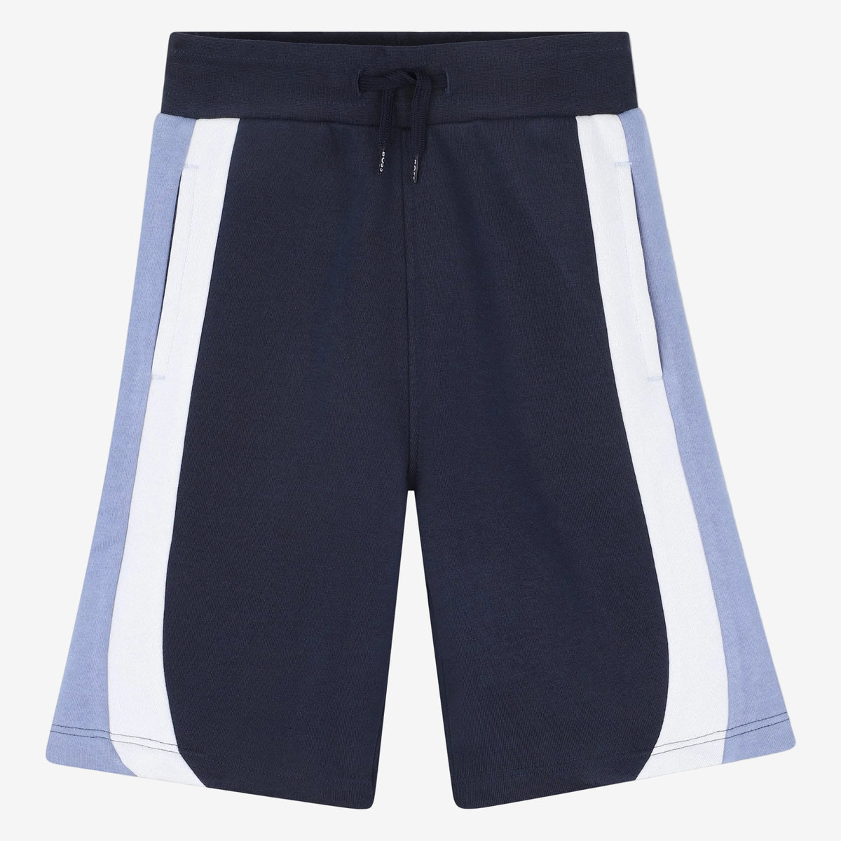 Boss Boys Navy Colourblock Shorts | Casa Childrenswear