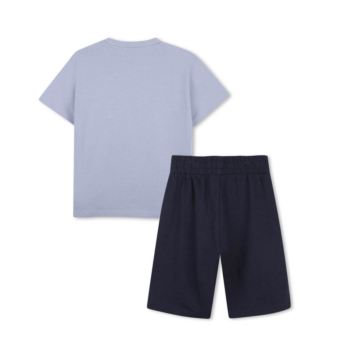 Boss Boys Blue Logo T-Shirt and Navy Short Set | Casa Childrenswear