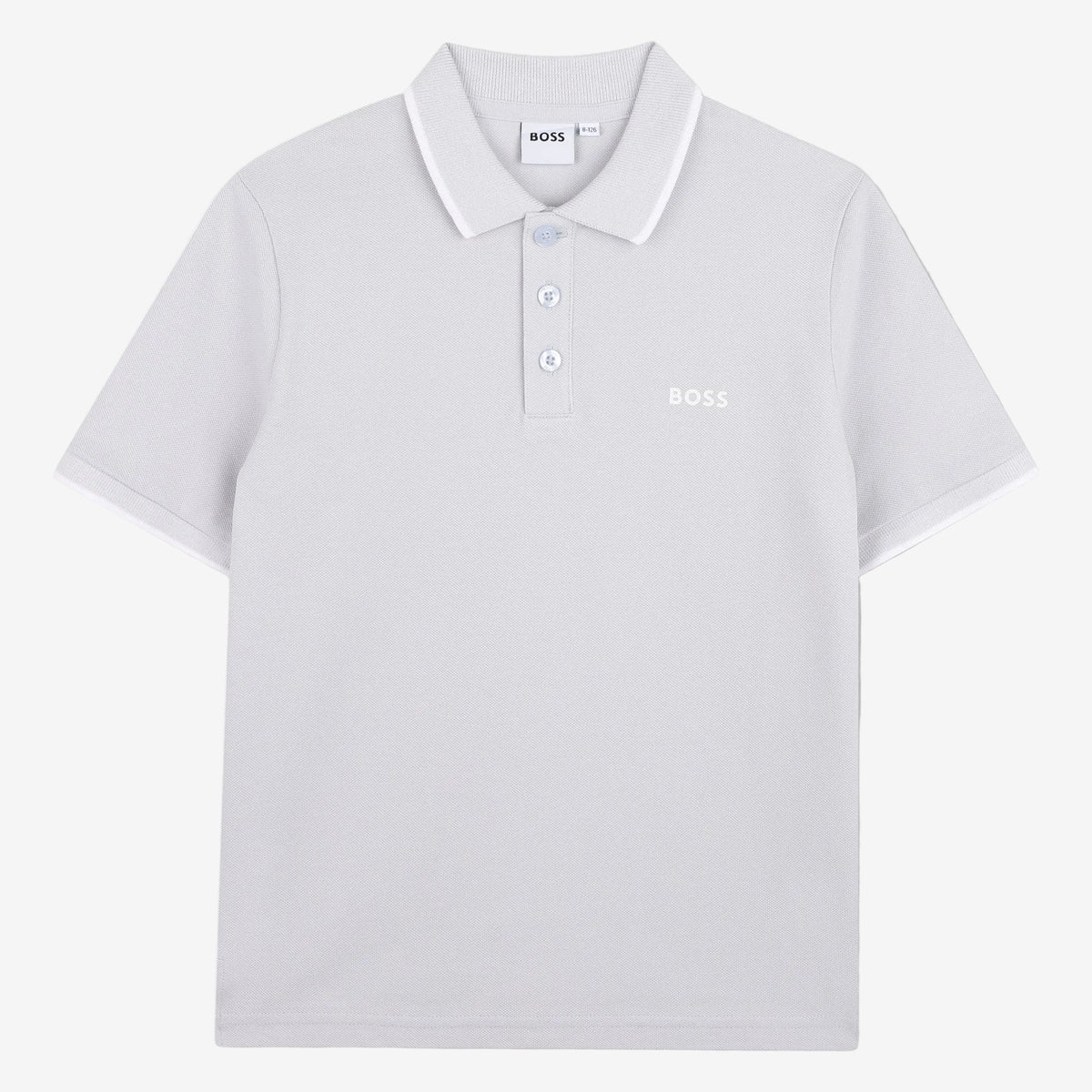 Boss Boys Pale Blue Logo Polo | Casa Childrenswear