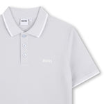 Boss Boys Pale Blue Logo Polo | Casa Childrenswear