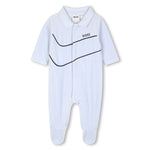 Baby Boys Pale Blue Babygrow