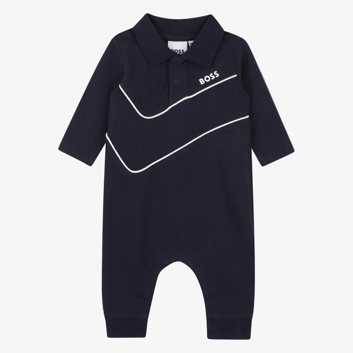 Baby Boys Navy Babygrow