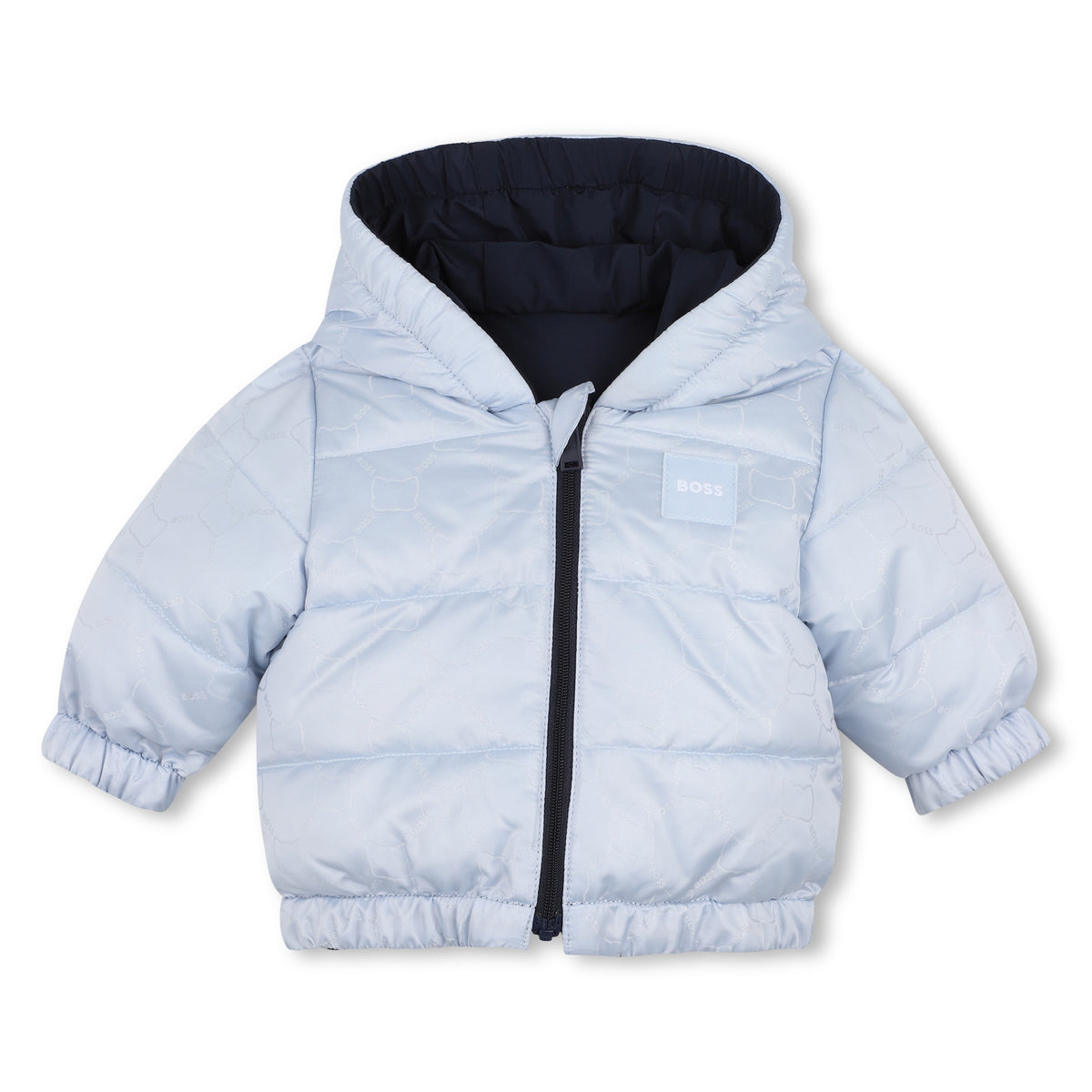 Baby Boys Light Blue Reversible Jacket