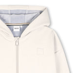 Boys Ivory Logo Hoodie