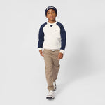 Boys Ivory Contrast Sweatshirt