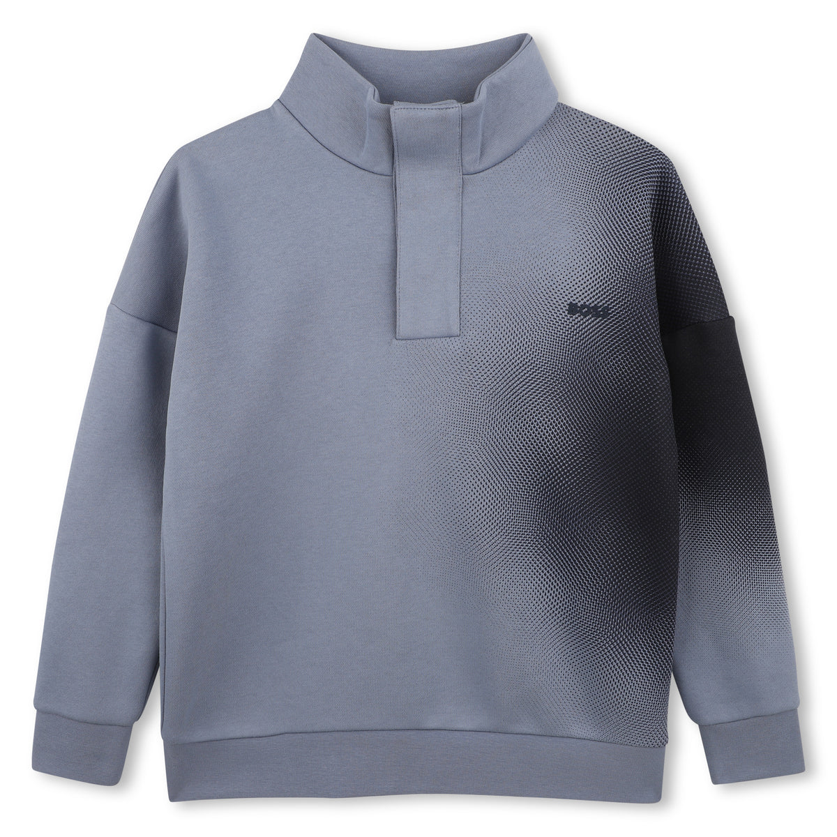 Boys Half Zip Spray Sweatshirt