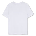 Boys White Boss Print T-Shirt