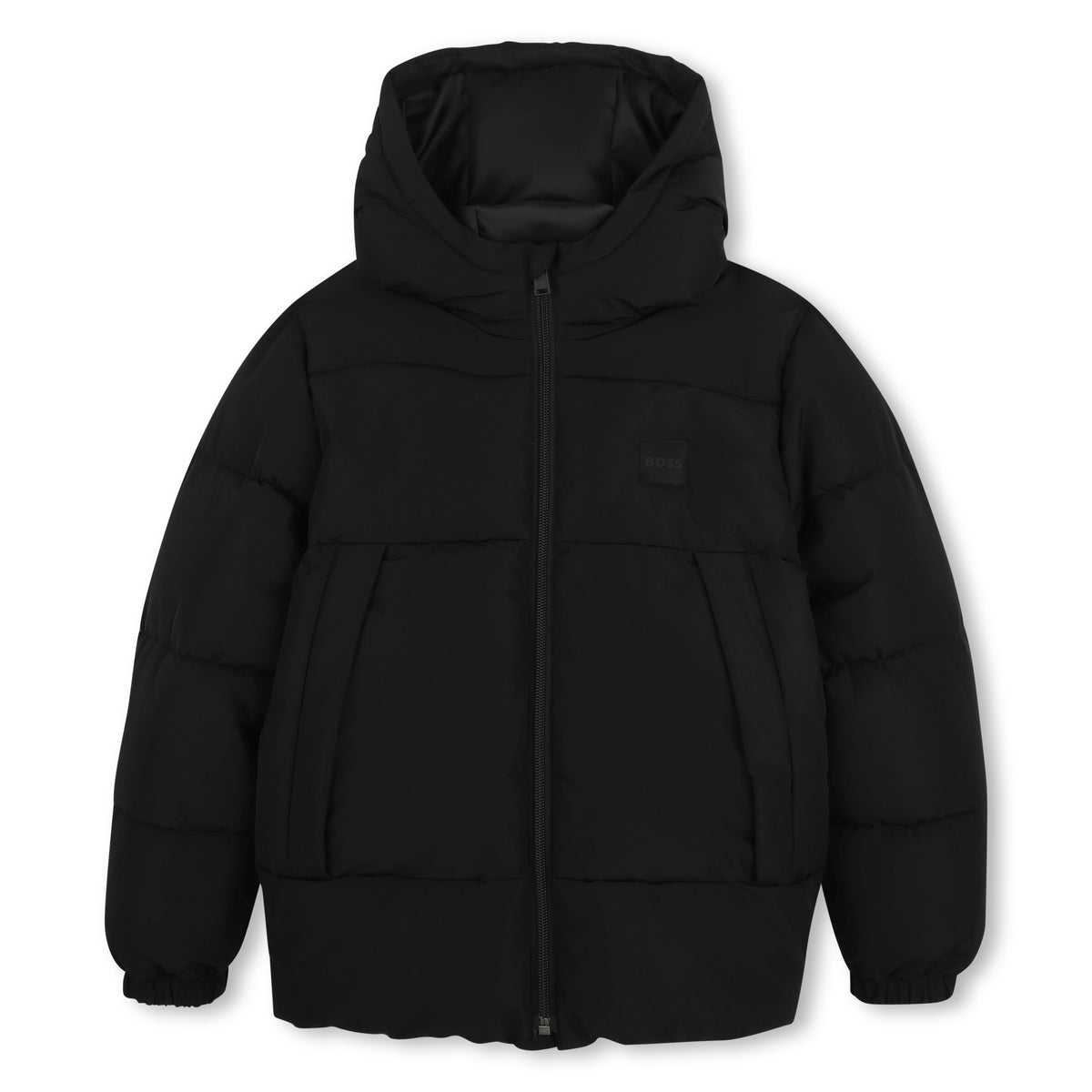 Boys Black Puffer Jacket