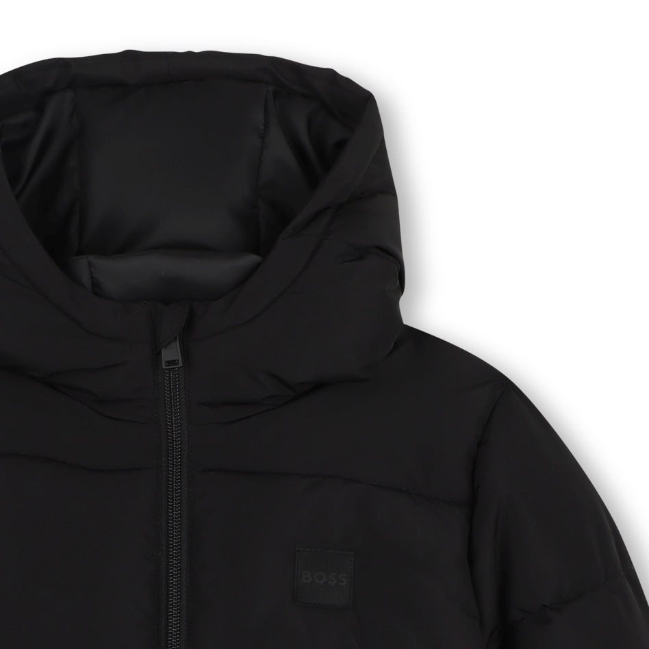 Boys Black Puffer Jacket