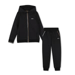 Boys Black Tracksuit Set