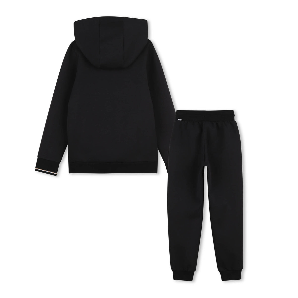 Boys Black Tracksuit Set