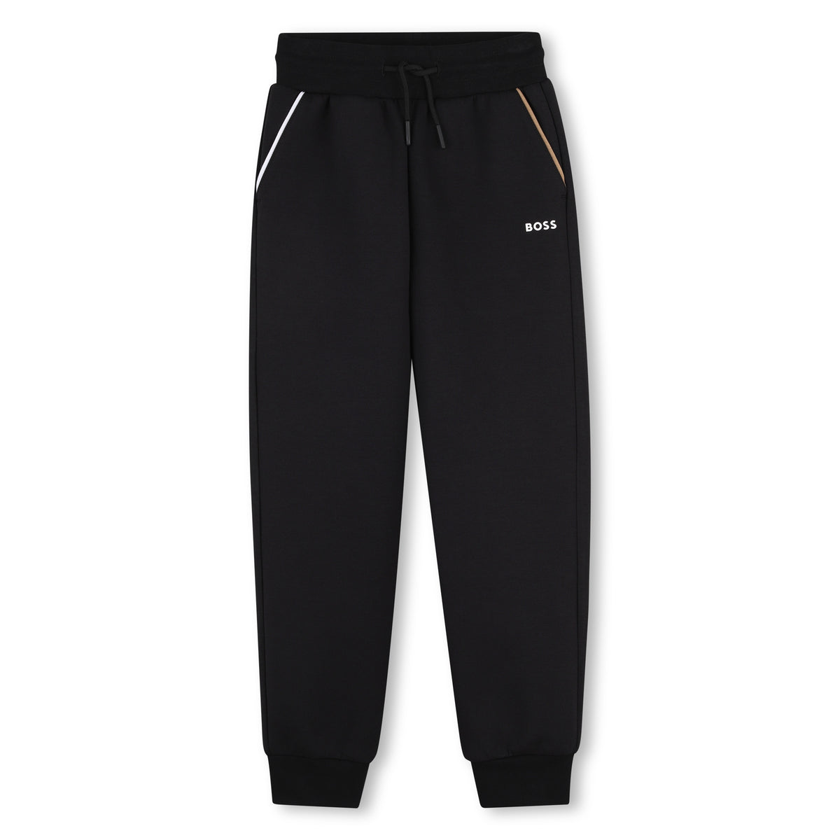 Boys Black Tracksuit Set