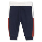 Infant Boys Navy Contrast Tracksuit Bottoms