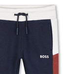 Infant Boys Navy Contrast Tracksuit Bottoms