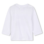 Infant Boys White Long Sleeve T-Shirt