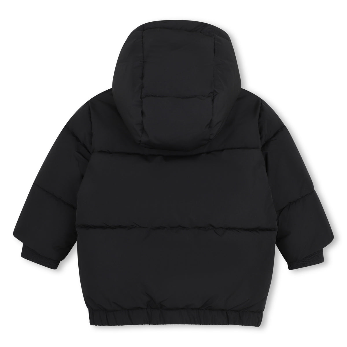 Infant Boys Black Print Puffer Jacket