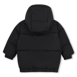 Infant Boys Black Print Puffer Jacket