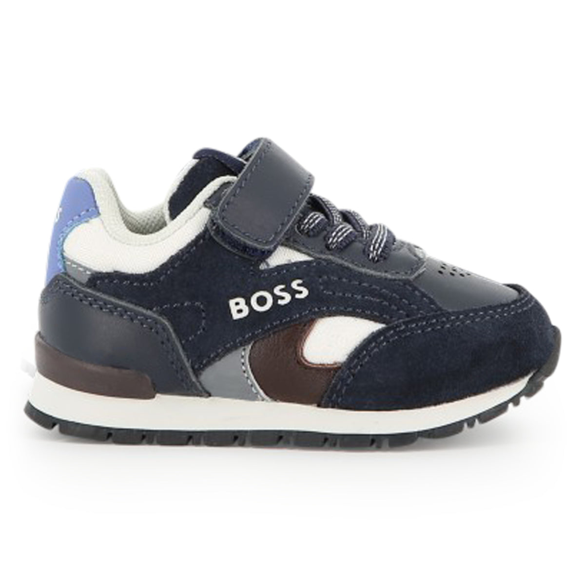 Infant Boys Navy Colourblock Trainers