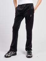 Black Diamonte Wide Leg Jogger