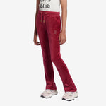 Diamonte Bootleg Jogger- Red Plum