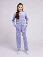 Lilac Diamonte Wide Leg Jogger