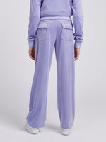 Lilac Diamonte Wide Leg Jogger
