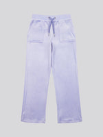 Lilac Diamonte Wide Leg Jogger
