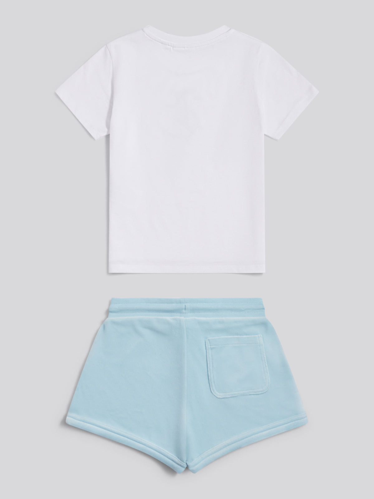 Juicy Couture Logo T-Shirt and Velour Short Set | Casa Childrenswear