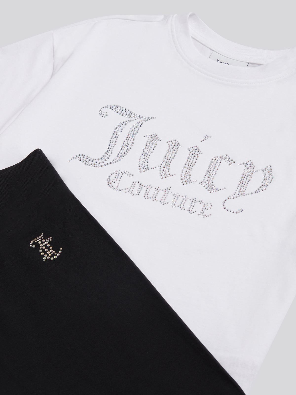 Juicy Couture Diamante White Tee and Legging Set | Casa Childrenswear