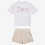 Juicy Couture Oversize T-Shirt and Velour Short Set | Casa Childrenswear