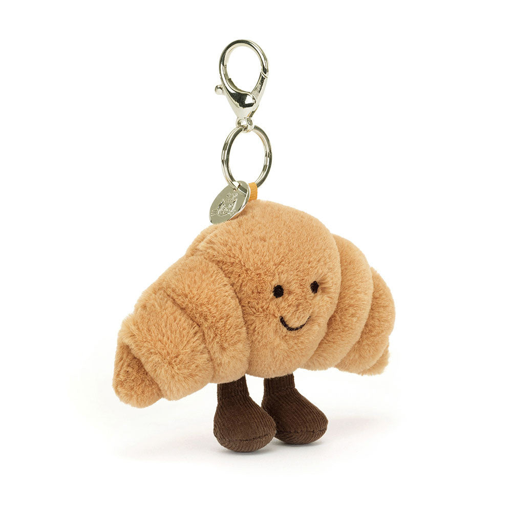 Jellycat Amuseables Croissant Bag Charm - front view