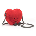 Jellycat Amuseables Heart Bag - front view