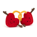 Jellycat Amuseables Val & Tina Love Locks - front view