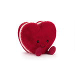 Jellycat Amuseables Arlette Heart Macaron (Red) - front view