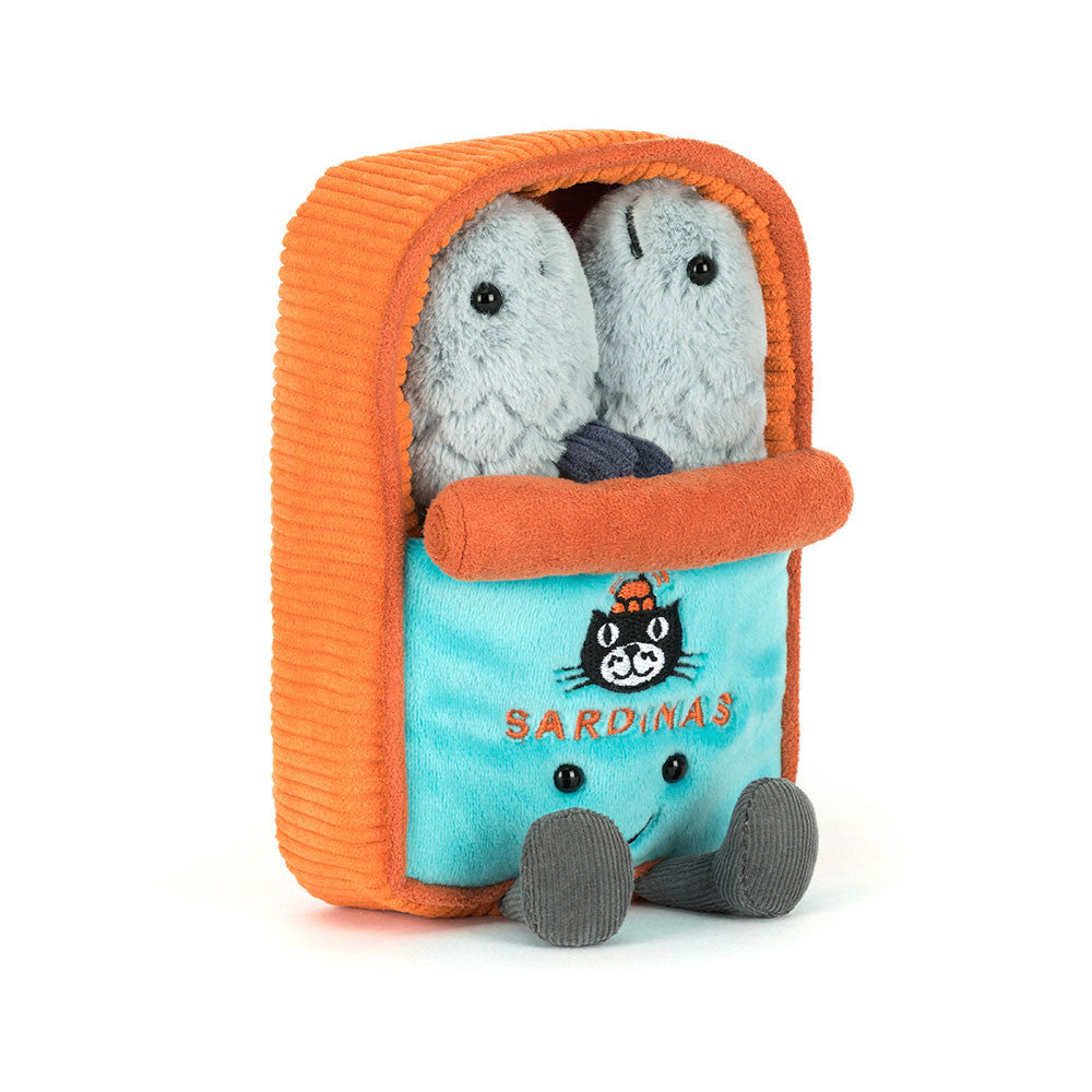 Jellycat Amuseables Sardine Tin - front view