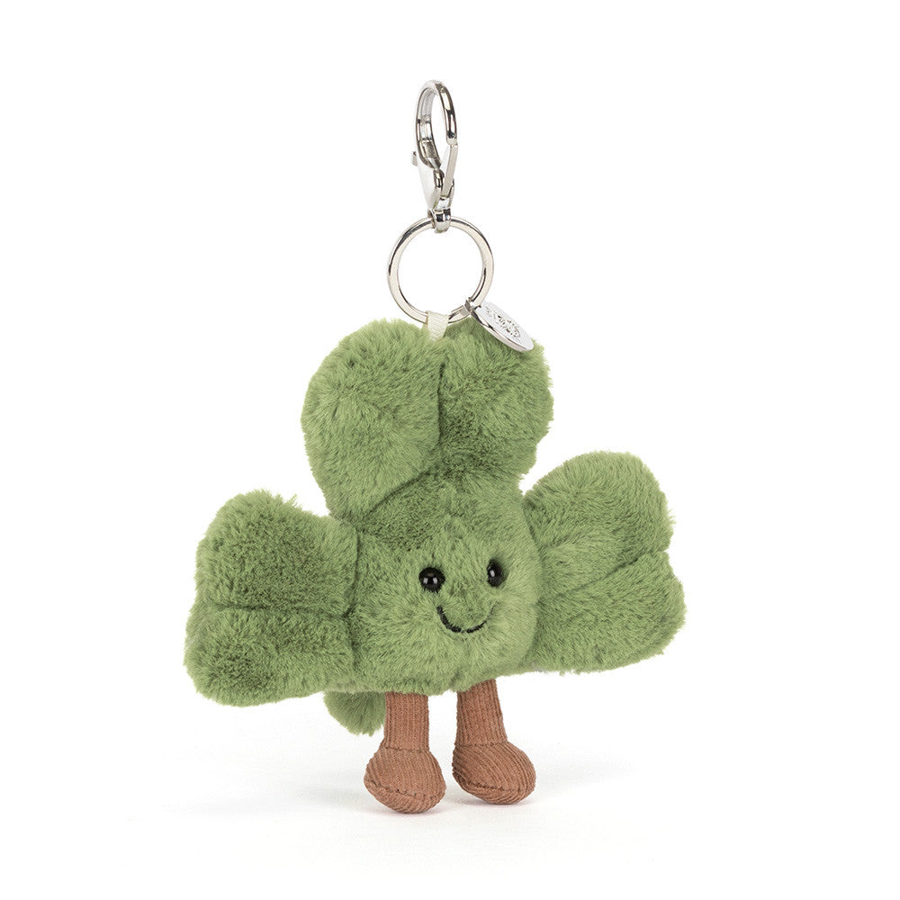 Jellycat Amuseables Siofra Shamrock Bag Charm - front view