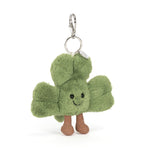 Jellycat Amuseables Siofra Shamrock Bag Charm - front view