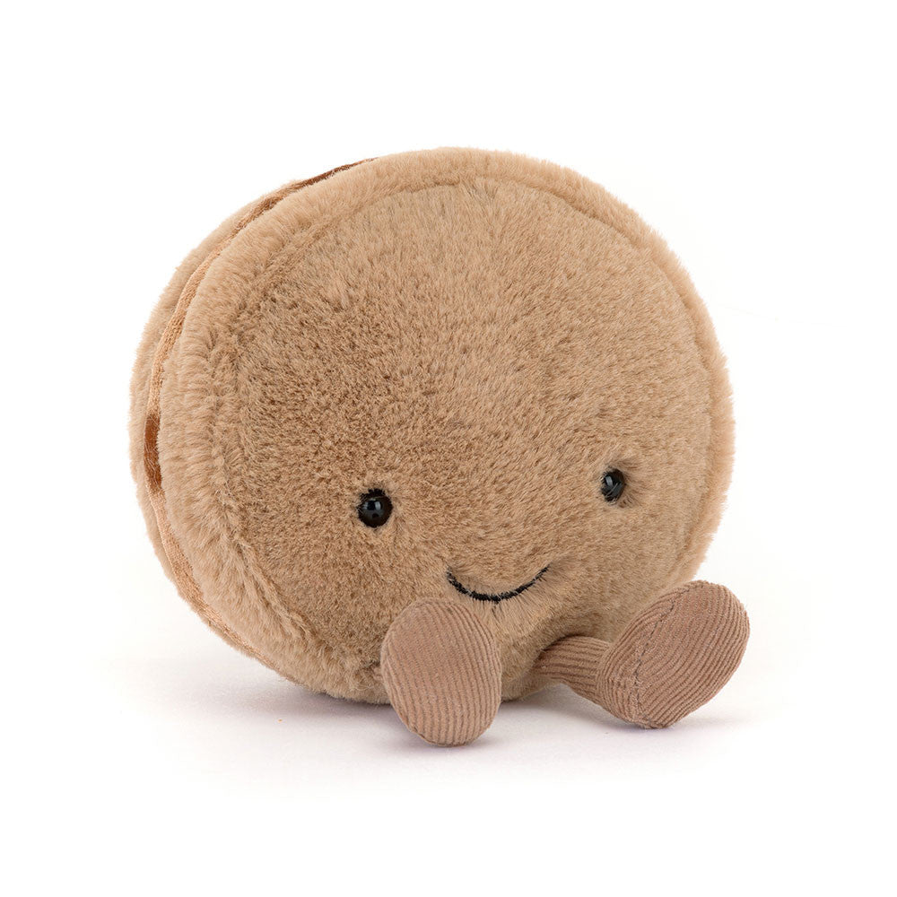 Jellycat Amuseables Mona Macaroon Chocolate - front view