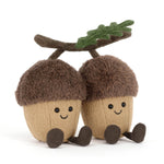 Jellycat Amuseables Ort & Tum Acorns - front view