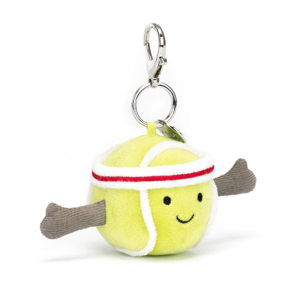 Jellycat Amuseables Sports Tennis Bag Charm - front view