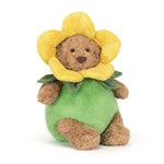 Jellycat Bartholomew Bear Daffodil Outfit - front view
