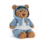 Jellycat Bartholomew Bear 'Ski Suit' - front view